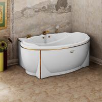 Акриловая ванна Radomir Лагуна 185х124 см Chrome с гидромассажем