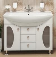 Тумба с раковиной Runo Линда Люкс 105