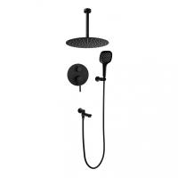 Душевая система Filarete Roun FL1027BL, черный