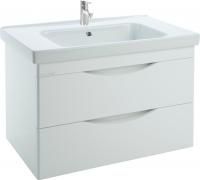 Тумба с раковиной Bellezza Санриса 100 подвесная, белая