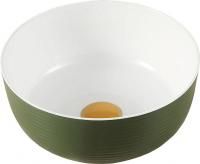 Накладная раковина Melana 806-T4003H-B11+B20 зелено-белая