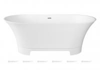 Ванна из искусственного камня Aquanet Bloom Ellipse TC-S92 165x75 см. матовая