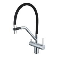 Смеситель для кухни Gappo G4398-80 с подключением к фильтру, хром