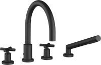 Смеситель на борт ванны Dorn Bracht Tara 27512892-33 черный матовый