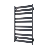 Полотенцесушитель электрический Veconi Piatto 50/100, графит брашинг