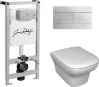 Комплект Jacob Delafon Vox E5504-NF-M20 кнопка хром