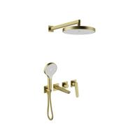 Душевая система Bronze de Luxe  Icon 3009CBG, матовое золото