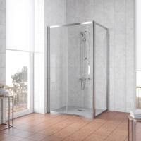 Душевой уголок Vegas Glass ZP+ZPV TUR NOVO 150*100 08 crystalvision профиль глянцевый хром, стекло crystalvision