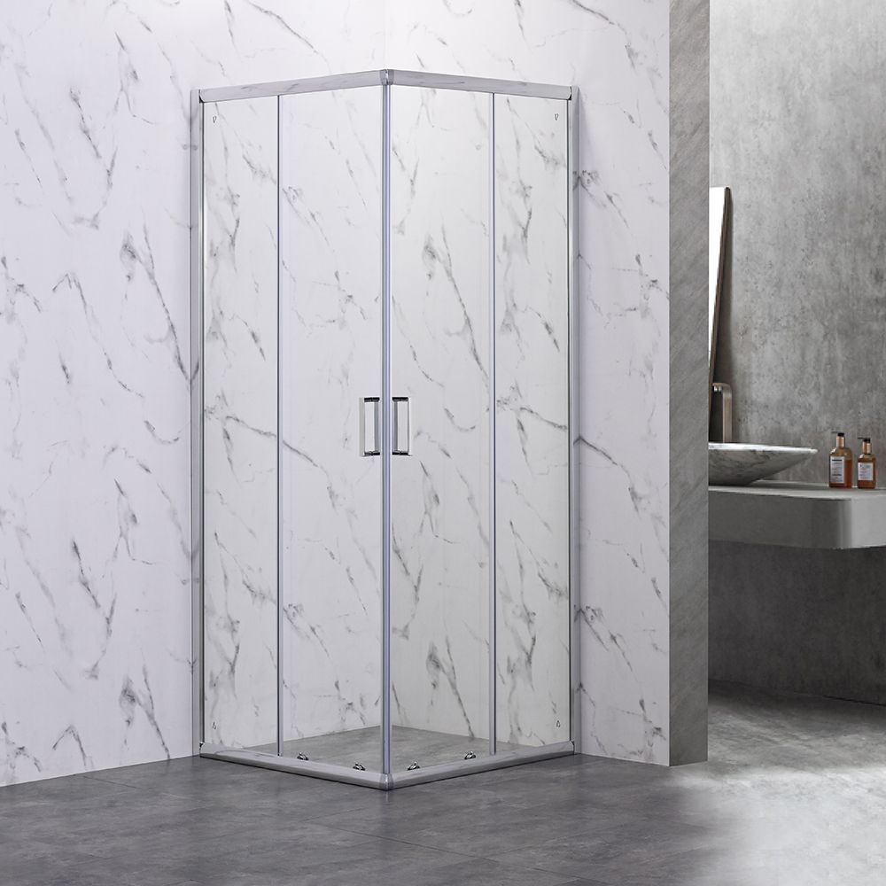 Душевой уголок Veconi Rovigo RV-101 90x80, профиль хром