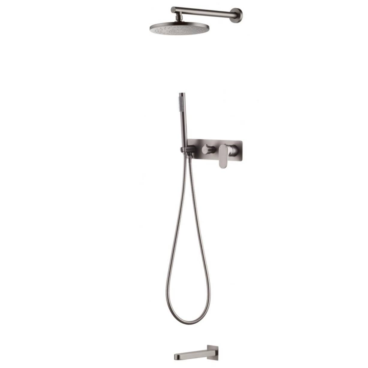 Душевая система Boheme Spectre 454-2-NB с изливом