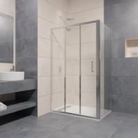 Душевой уголок RGW Passage PA-73 (1485-1525)х700х1950 профиль хром, стекло прозрачное