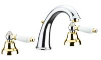 Смеситель для раковины Fiore Coloniale Sky Swarovski® 03CO0628, хром/золото