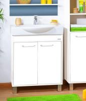 Тумба под раковину Бриклаер Аргентина 65 белый глянец