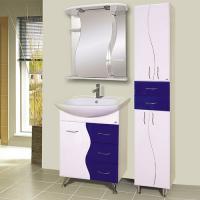 Мебель для ванной Misty Лагуна 65 3 ящика синяя