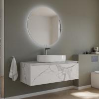 Мебель для ванной Sancos Stone 120 Statuario white