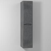 Шкаф-пенал Vod-Ok Adel 35 R с бельевой корзиной, подвесной, серый камень