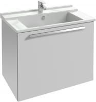 Тумба с раковиной Jacob Delafon Struktura 80 белый блестящий, 1 ящик