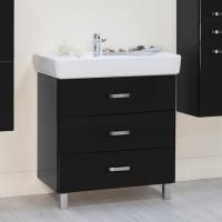 Тумба под раковину Aquaton Америна М 80 черная