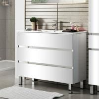 Тумба под раковину Sanvit Кубэ-3 75 белый глянец