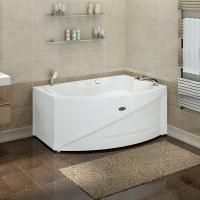 Акриловая ванна Radomir Бостон 150х100 см Luxe с гидромассажем