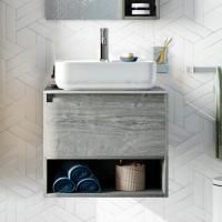 Тумба с раковиной Stworki Карлстад 60 дуб рошелье, роверелла