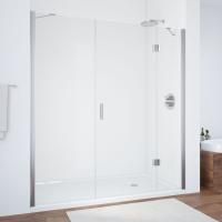 Душевая дверь в нишу Vegas Glass AFP-F TUR NOVO h1890 210 08 01 R профиль глянцевый хром, стекло прозрачное