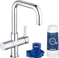 Смеситель для кухни Grohe Blue 120438 с фильтром, хром