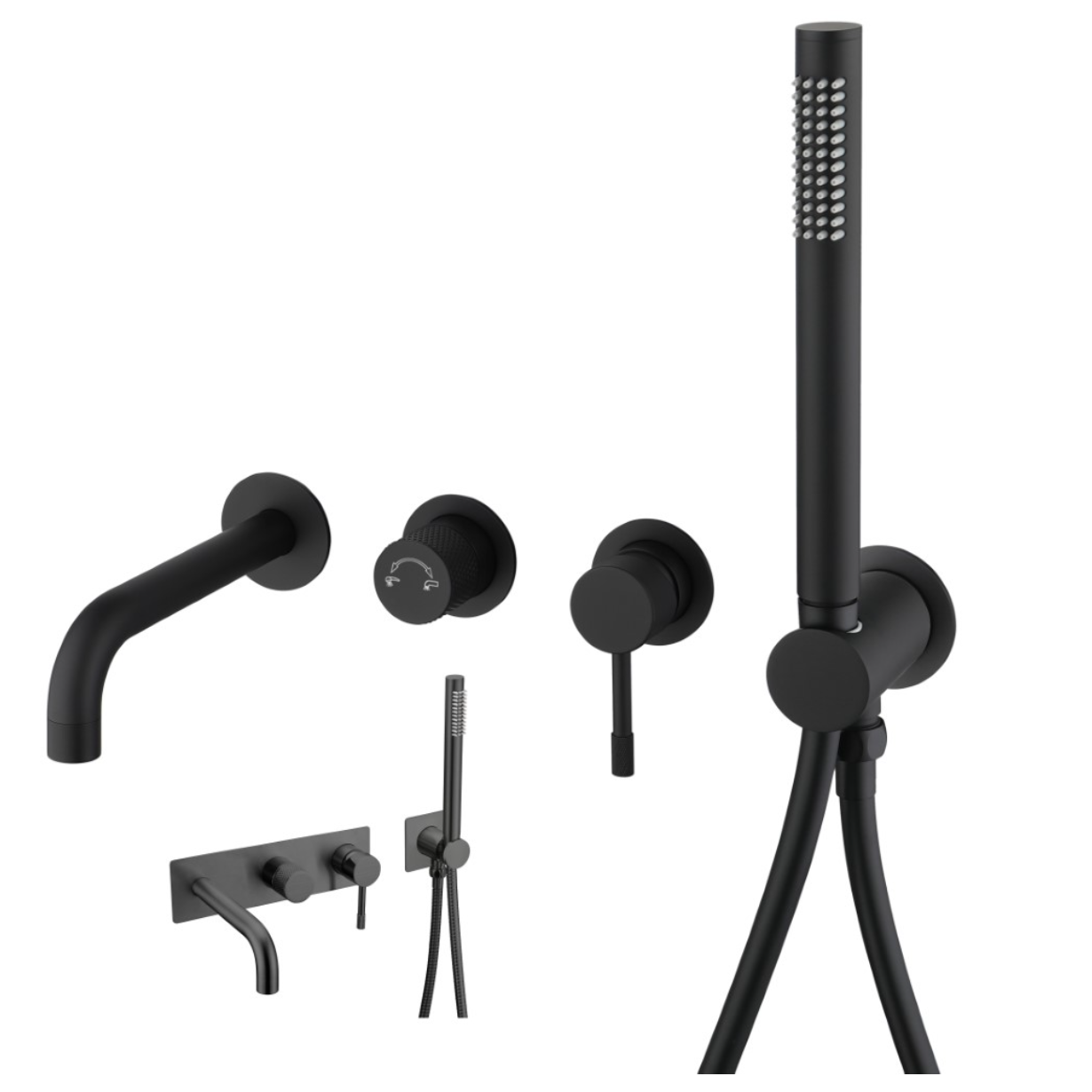 Смеситель для ванны Boheme Uno 464-3-B