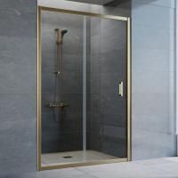 Душевая дверь в нишу Vegas Glass ZP 130 05 01 профиль бронза, стекло прозрачное
