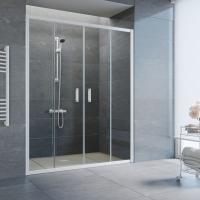 Душевая дверь в нишу Vegas Glass Z2P 190 01 01 профиль белый, стекло прозрачное