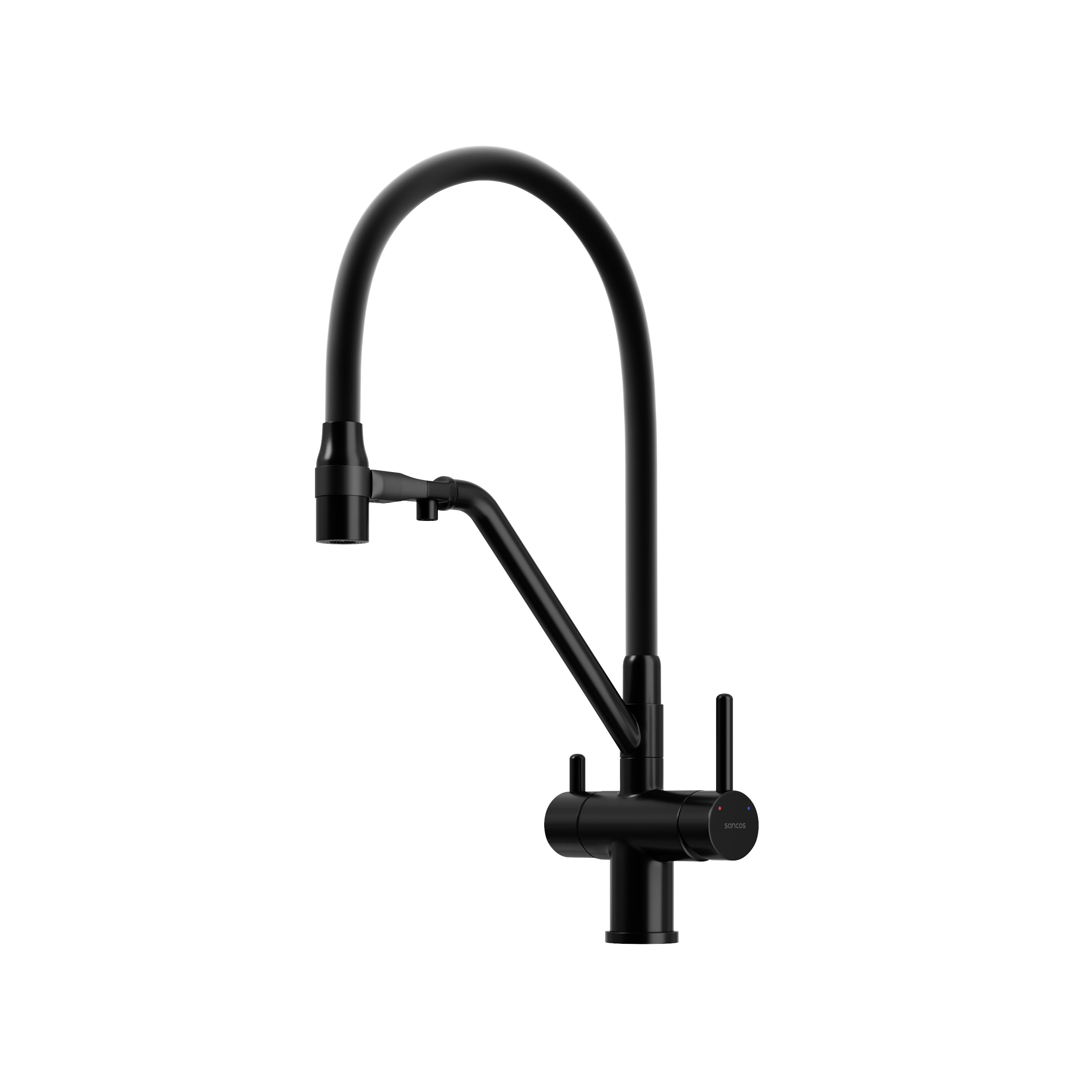 Смеситель для кухни Sancos Dora SC4003MB, матовый черный