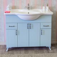 Тумба с раковиной Sanflor Глория 105 серая