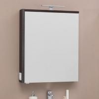 Зеркало-шкаф Aquanet Фостер 70 белый, эвкалипт мистери