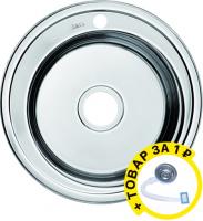 Мойка кухонная Iddis Suno SUN50S0i77 + корзинчатый вентиль в подарок