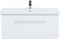 Тумба с раковиной Dreja Big Inn 100 белый глянец