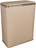 Корзина для белья Geralis FLG-B бежевая, золото, стандартная