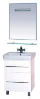 Мебель для ванной Misty Елена 60 белая, с 2-мя ящиками