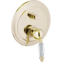 Смеситель для ванны Webert Alexandra AL860101010 с внутренней частью, золото