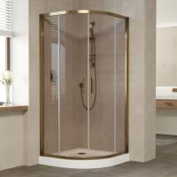 Душевой уголок Vegas Glass ZS 100 05 05 профиль бронза, стекло бронза
