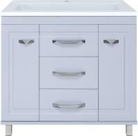 Тумба с раковиной Misty Терра 90 серая