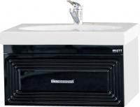 Тумба под раковину Misty Европа 60 черная эмаль