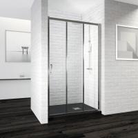 Душевая дверь в нишу RGW Passage PA-13 (89-91) x195 профиль хром, стекло прозрачное