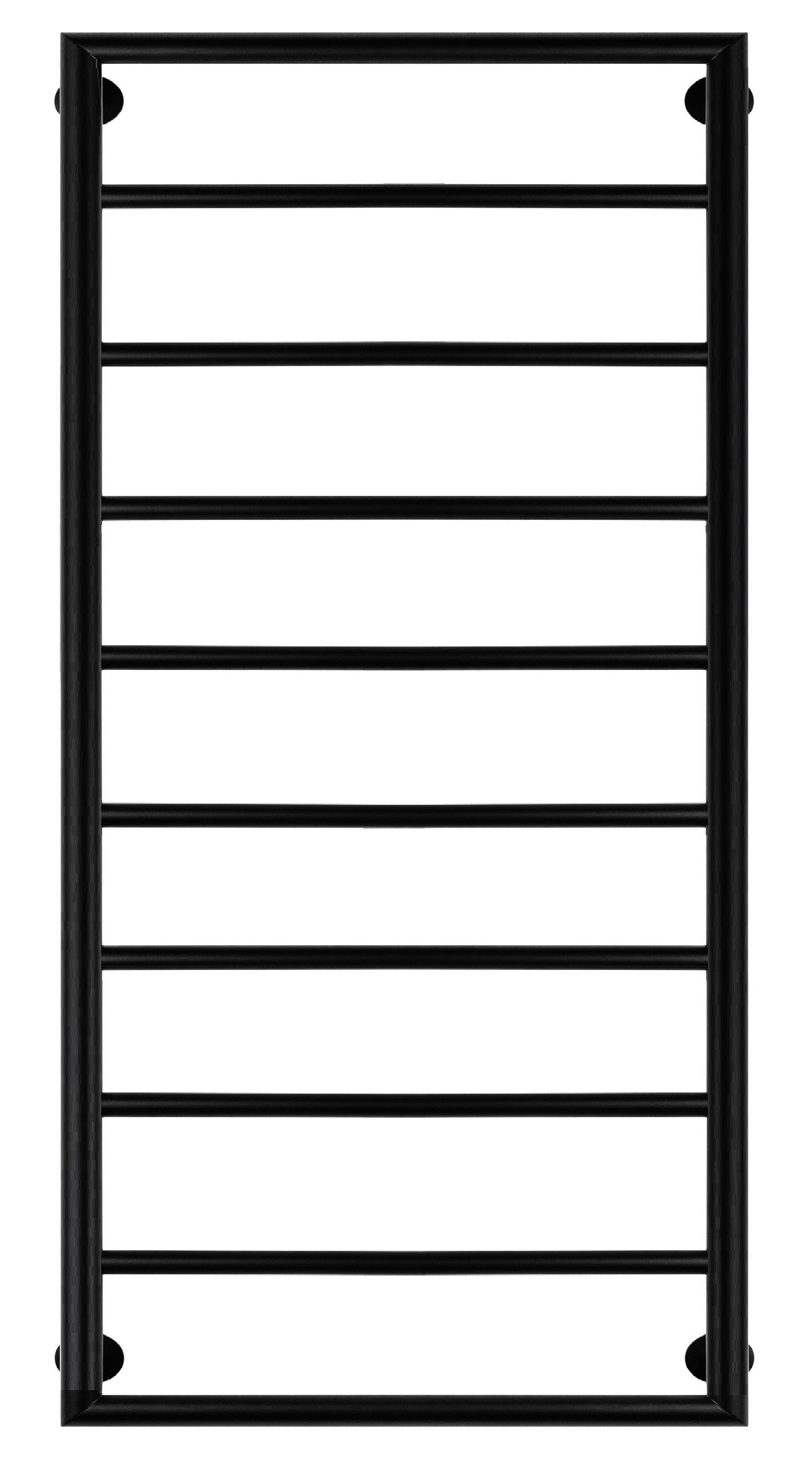 Полотенцесушитель электрический Secado Парма 2 120/50 L, черный матовый