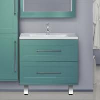 Тумба с раковиной Misty Марта 70 напольная бирюзовая