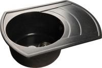 Мойка кухонная GranFest Rondo GF-R650L черный