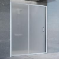 Душевая дверь в нишу Vegas Glass ZP 150 07 10 профиль матовый хром, стекло сатин