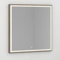 Зеркало Vod-Ok Лайт 80 крымский дуб, с подсветкой