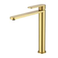 Смеситель для раковины Raglo R10.15.03 сатин золотой