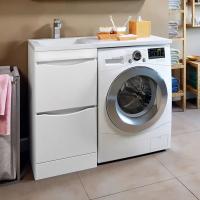 Тумба с раковиной Runo Орион R 45 под стиральную машину, раковины лайт