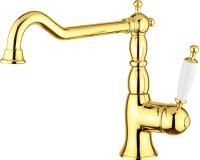 Смеситель для кухни Migliore Oxford 18274 золото белый